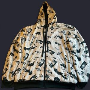 Canyon Creek Sherpa Zip Up Hoodie Large